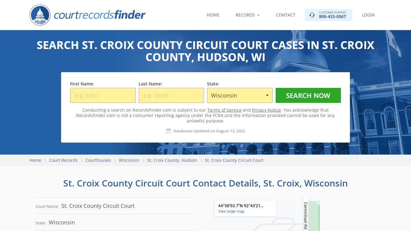 St. Croix County Circuit Court Case Search - St. Croix ...